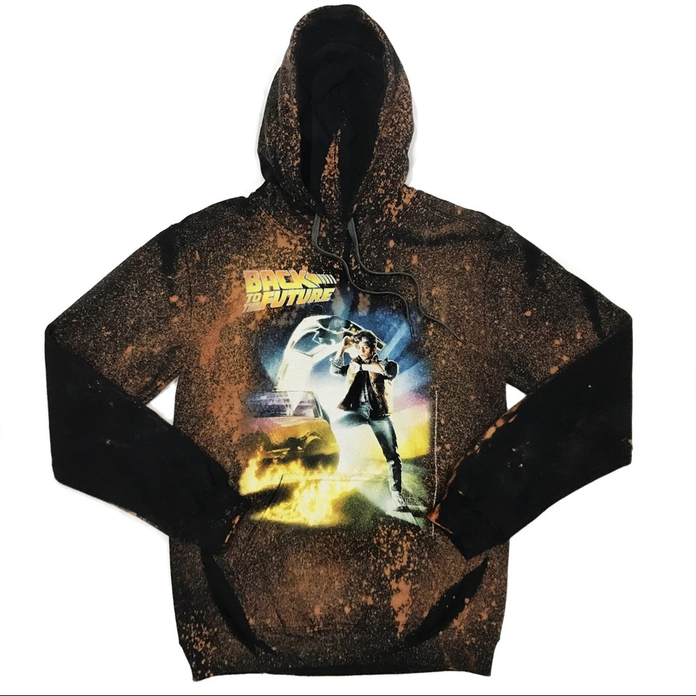 Brand new bleached “back to the future” hoodie